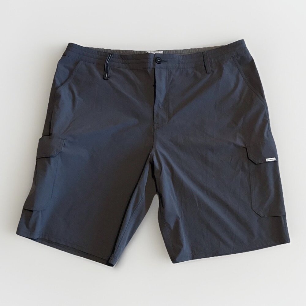 O'neill‎ Cargo Shorts Men 40 x11 Gray Polyester Nylon Skater Surfing
